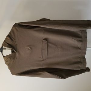 Green hoodie with front pocket